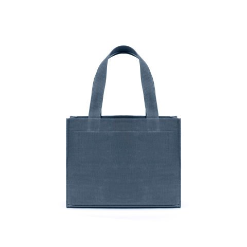 Miras Pıtrak Mumlu Kanvas Tote - Indigo
